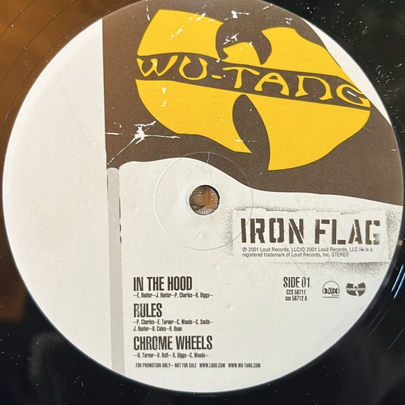 Wu-Tang Clan - “Iron Flag” Vinyl 2x LP (Promo Copy) - Picture 3 of 6